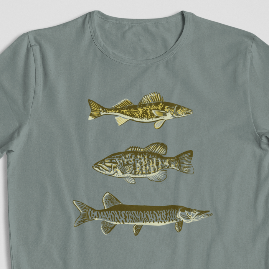 Fish Trio Unisex Tee