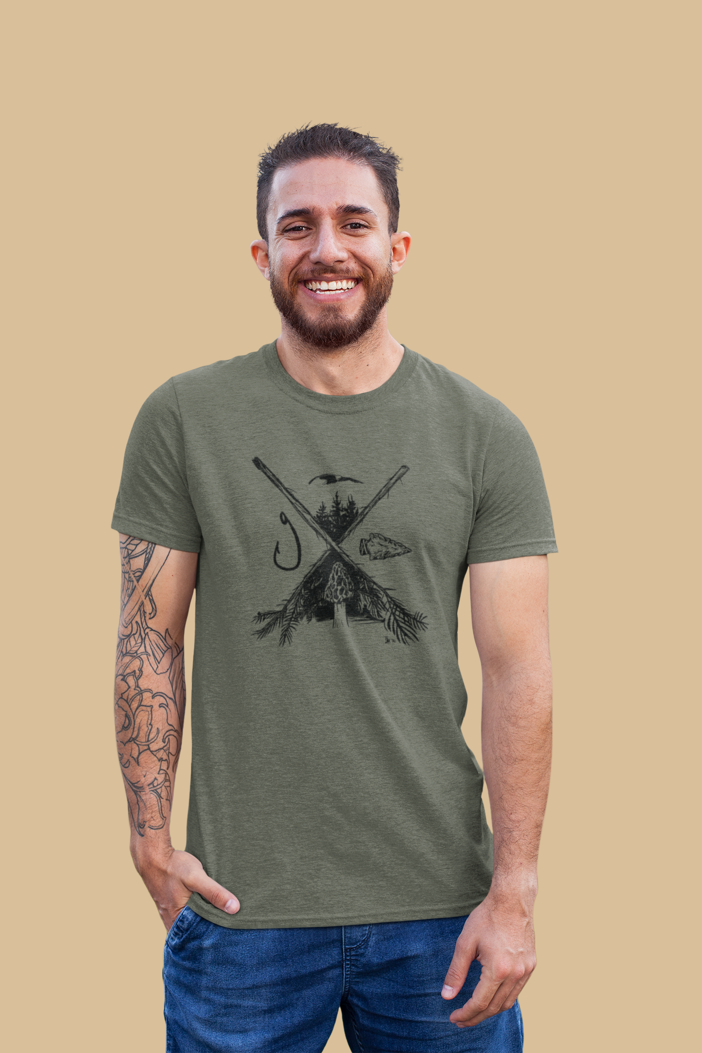Fish, Forage + Hunt Unisex Tee