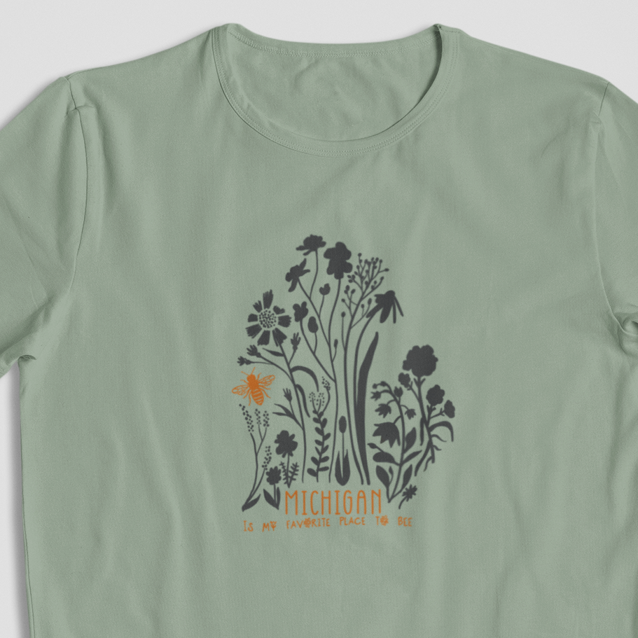 Michigan is My Favorite Place to Bee Unisex Tee